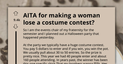 Fraternity Event Chair Changes One Vote And Makes Four-Year Costume Queen Lose Her Crown