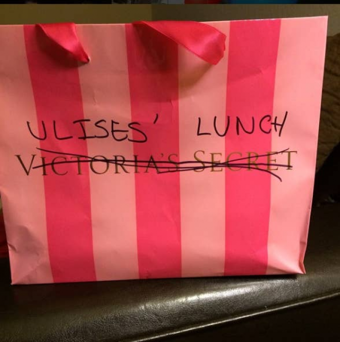 12. This wife packed her husband's lunch in a 