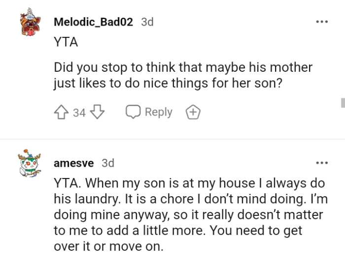 The OP needs to get over it and move on