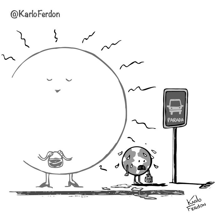 21. Raging, scorching sun