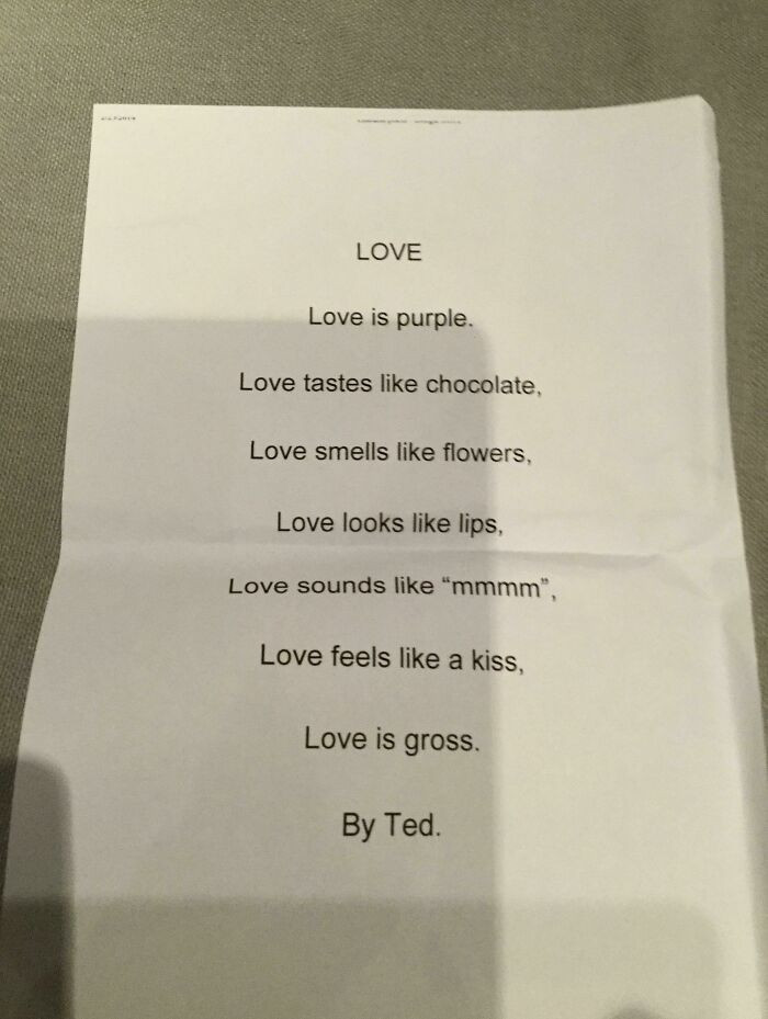 25. Who hurt my boy Ted?