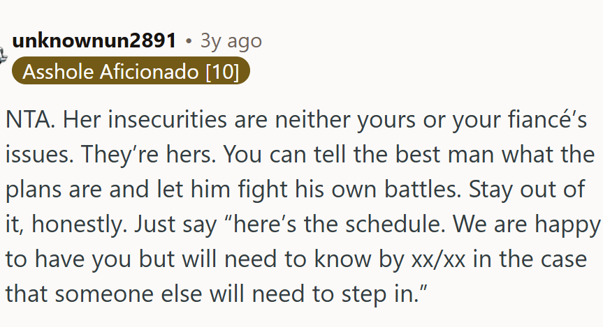 Protecting the meaning of the day may require the couple to stand firm, even if it risks conflict.
