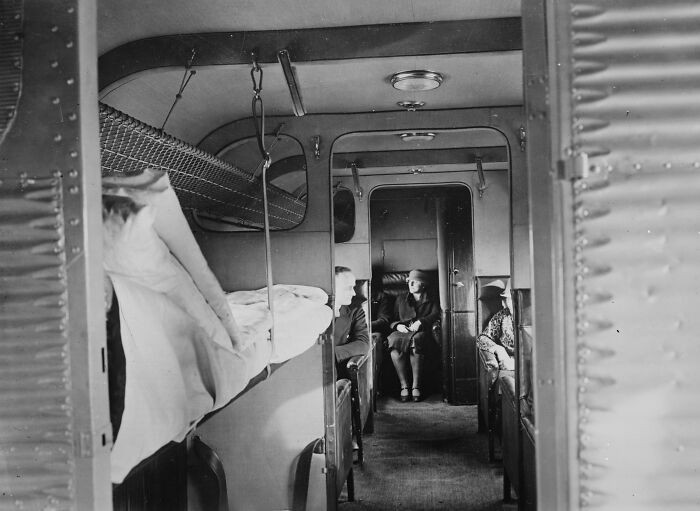"Interior Of Junkers 'Plane, 1927"