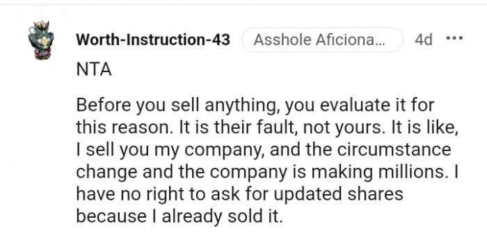 It is their fault, not yours