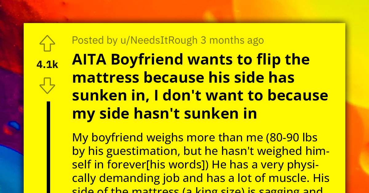 Reddit Does It Again - Advising Breakup Over Minor Mattress Issue