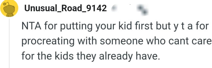 A few comments from other Redditors