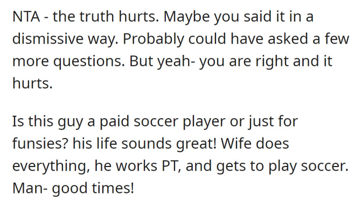 A Redditor told the OP that she was not in the wrong