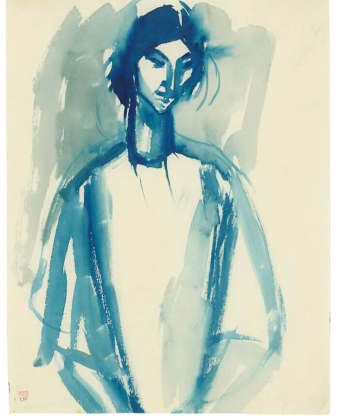 "Adrienne" By Amedeo Modigliani, Created Around 1909