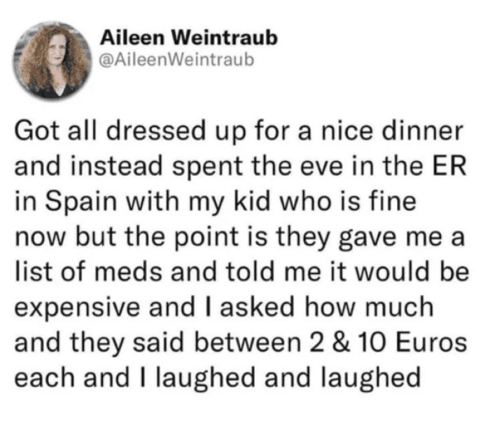 8. In the USA, it would probably cost thousands of dollars