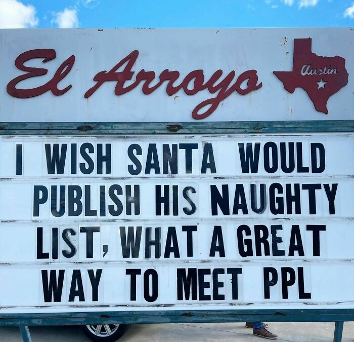 12. Santa publishing his naughty list