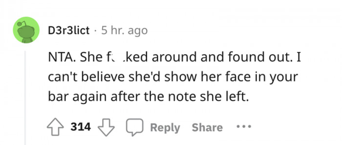 Some people have absolutely no shame.