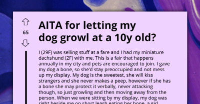 Entitled Mom Lets Daughter Sneak Up On Eating Dog, Then Raises Hell When It Growls