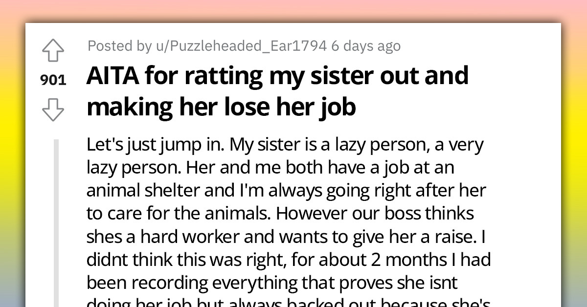 Sister Makes Twin Lose Her Job By Secretly Recording Everything She Did At Work