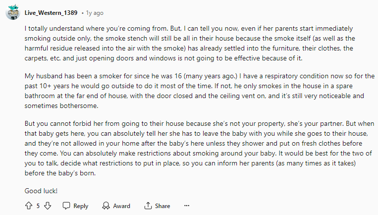 My husband has been a smoker since he was 16.