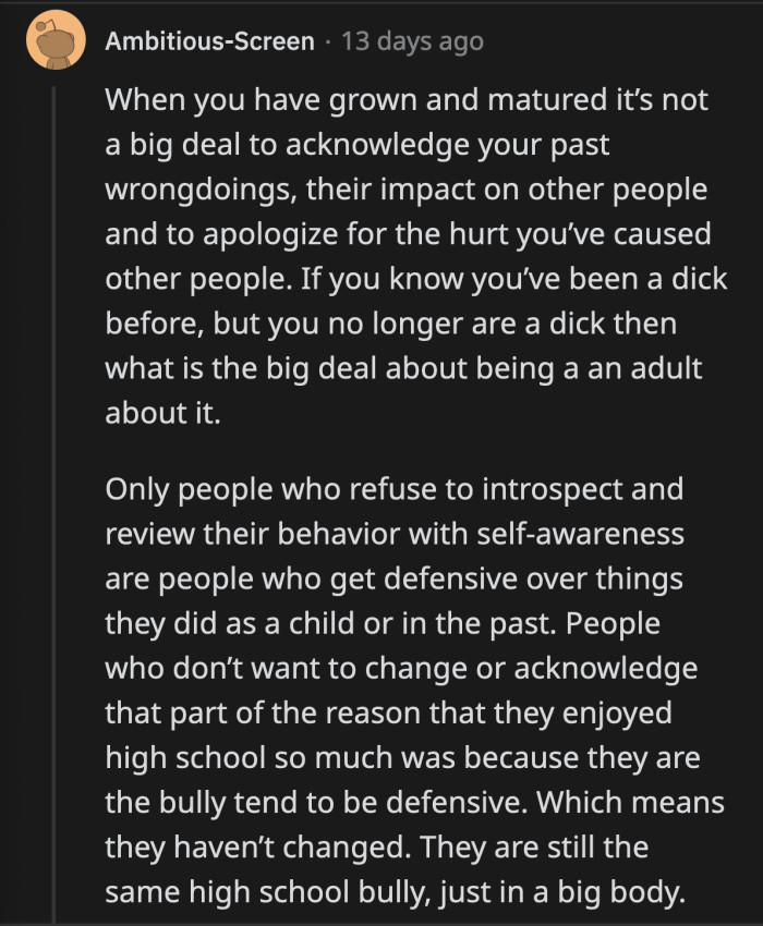 They are denying their past actions because they do not think they did anything wrong. Is OP sure about marrying this guy?