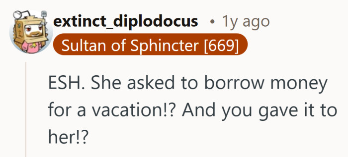 It points out the uncomfortable part many people gloss over, agreeing to help even when the ask already feels off.