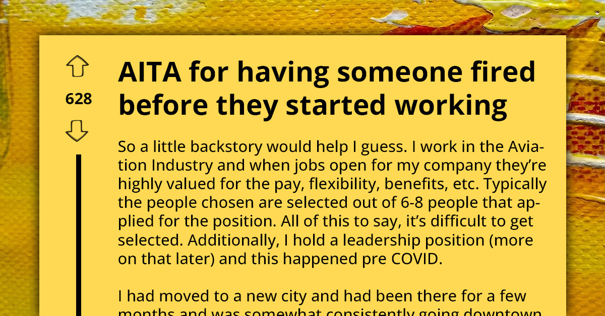Man Gets Lady Fired From Her Dream Aviation Job Before She Could Even Start, Feels Guilty Later On As He's Dragged To Filth
