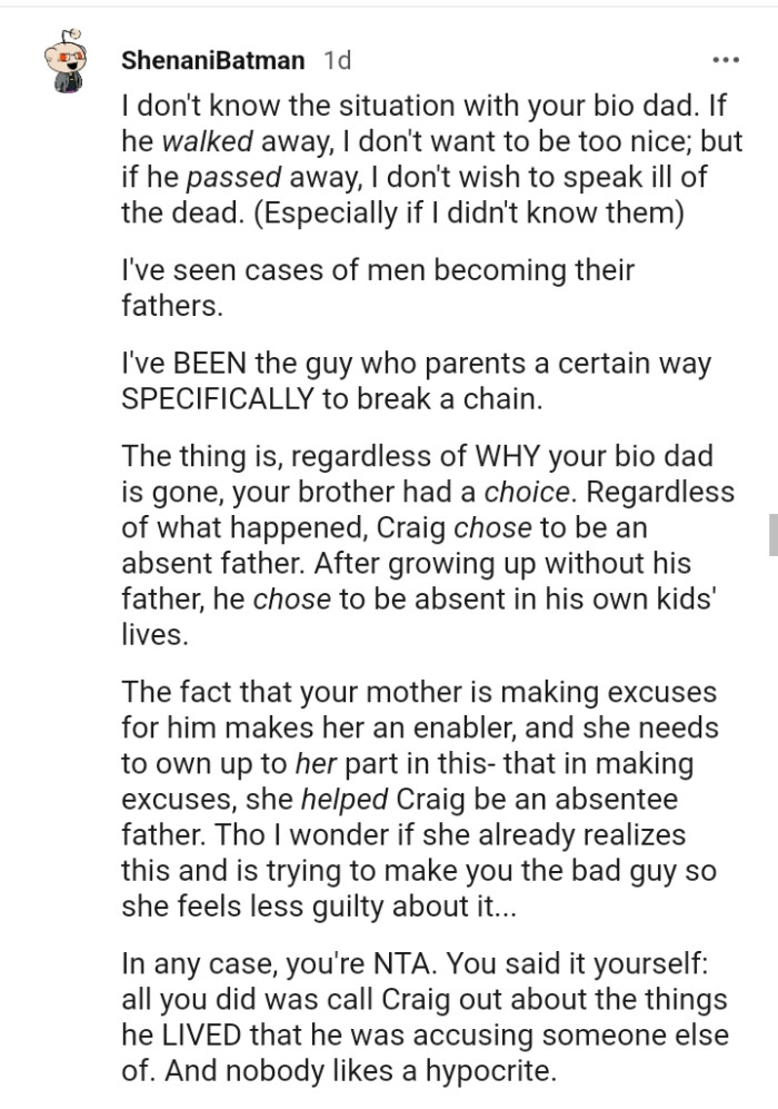 Your brother had a choice and he made his choice