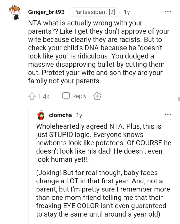 The OP just dodged a massive disapproving bullet by cutting his parents out