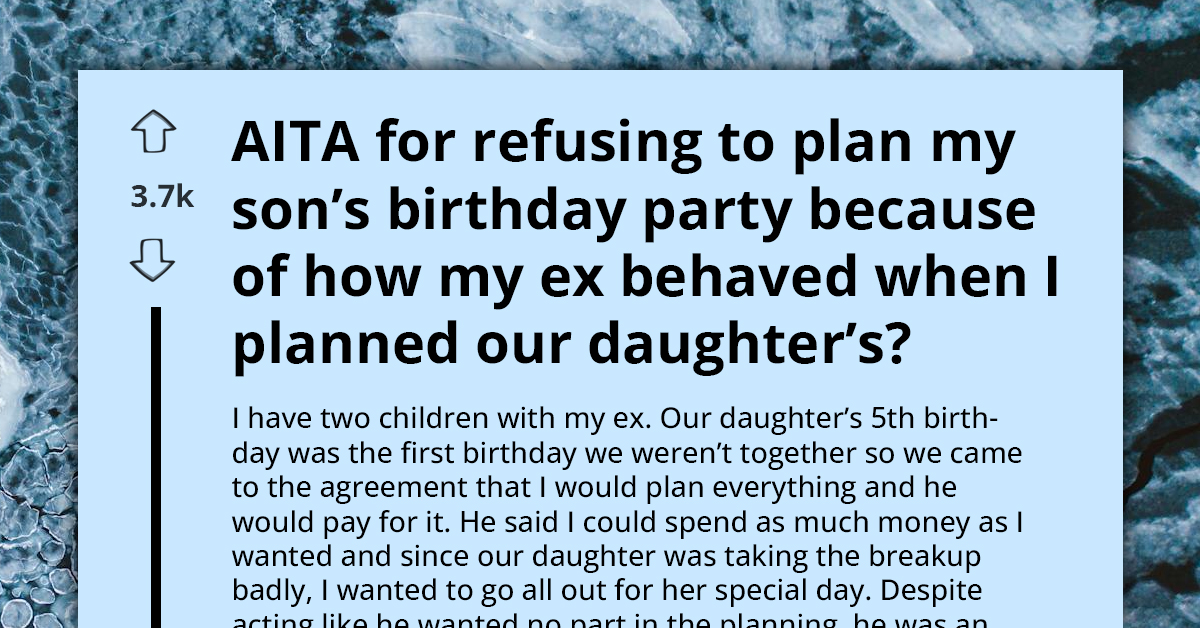 Man Accuses Ex-Wife of Favoritism for Throwing a Befitting Birthday for Daughter While Refusing to Plan Son’s Upcoming Bash