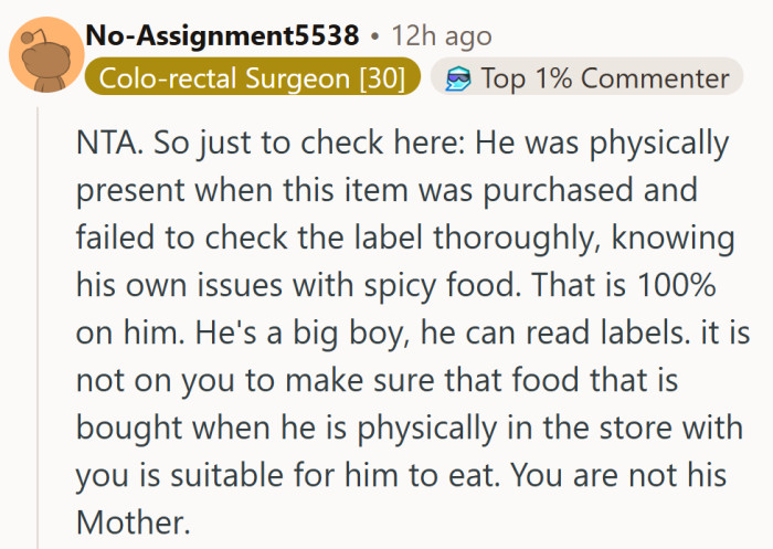 She grabbed the chicken, but he grabbed the silence — maybe both could’ve checked the label first.