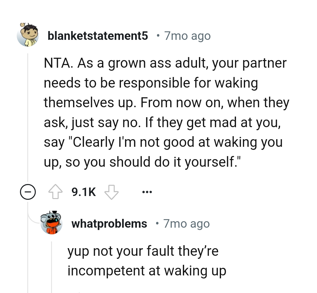 The OP should just refuse