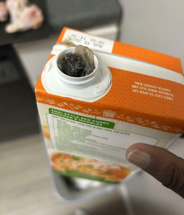 "At The Bottom Of My Chicken Broth Carton"