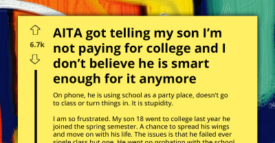 Mother Resolute in Ending Financial Support for Son's College Education Due to His Frivolous Attitude and Lack of Learning from Mistakes