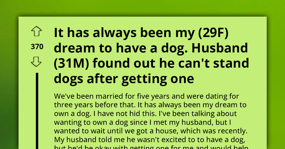 Woman's Dream Of Owning Dog Turns Sour As Husband's Past Trauma Unleashes Household Tension