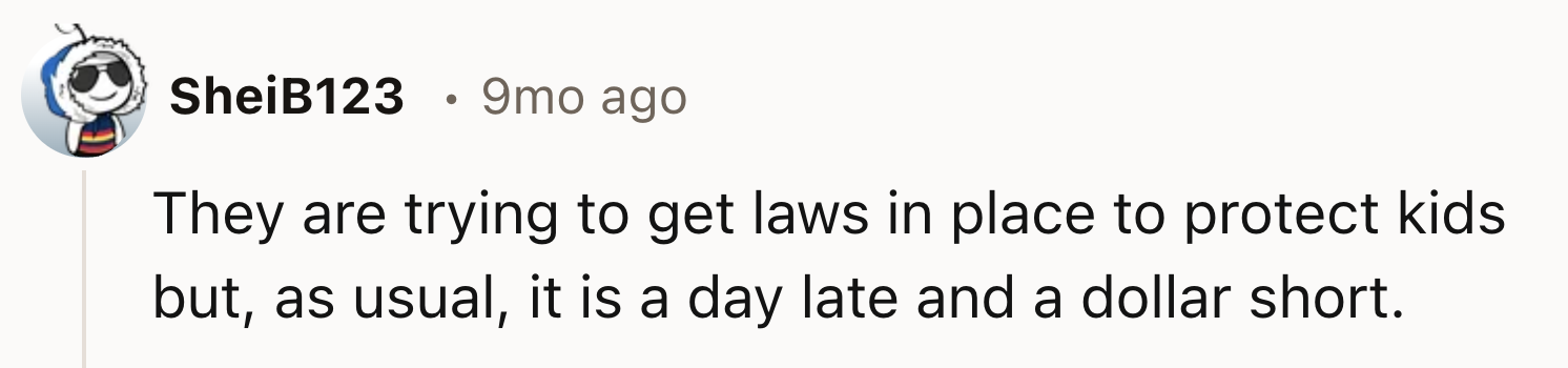 Laws Should Be There To Protect The Kids