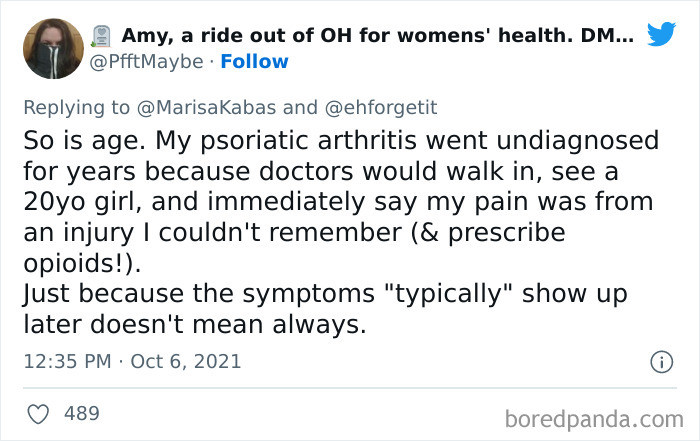 23. Mine went undiagnosed for years