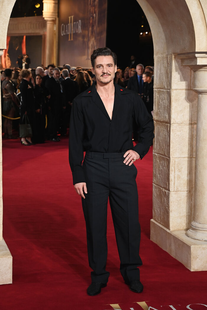 Pedro Pascal on the Red Carpet during the Gladiator II premiere
