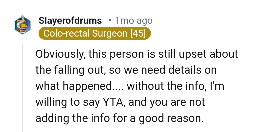 And the comments roll in...