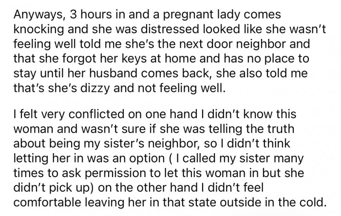 The pregnant neighbor's random 