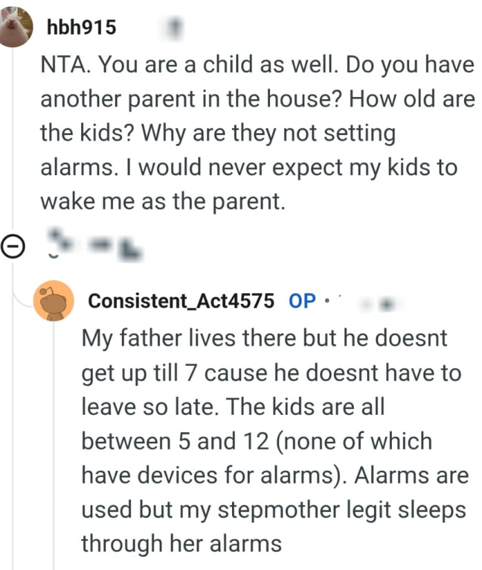 The OP is also a child