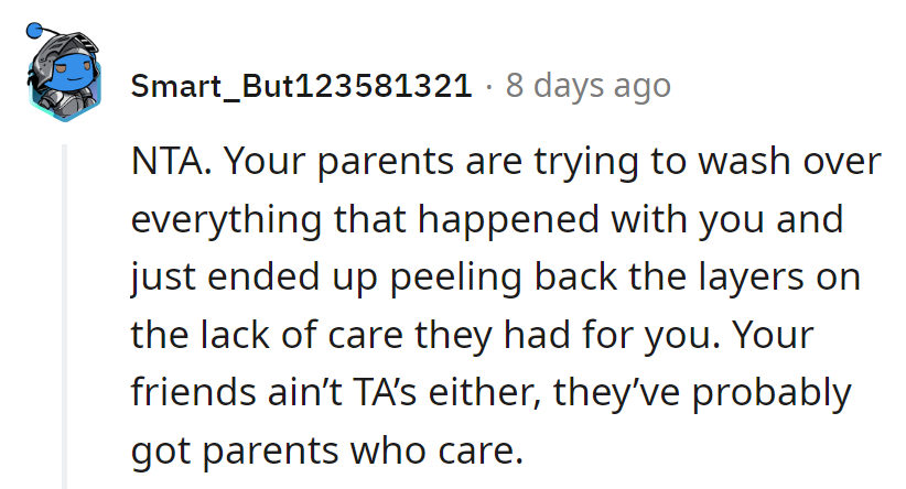 Their glossing over peeled back layers of neglect.