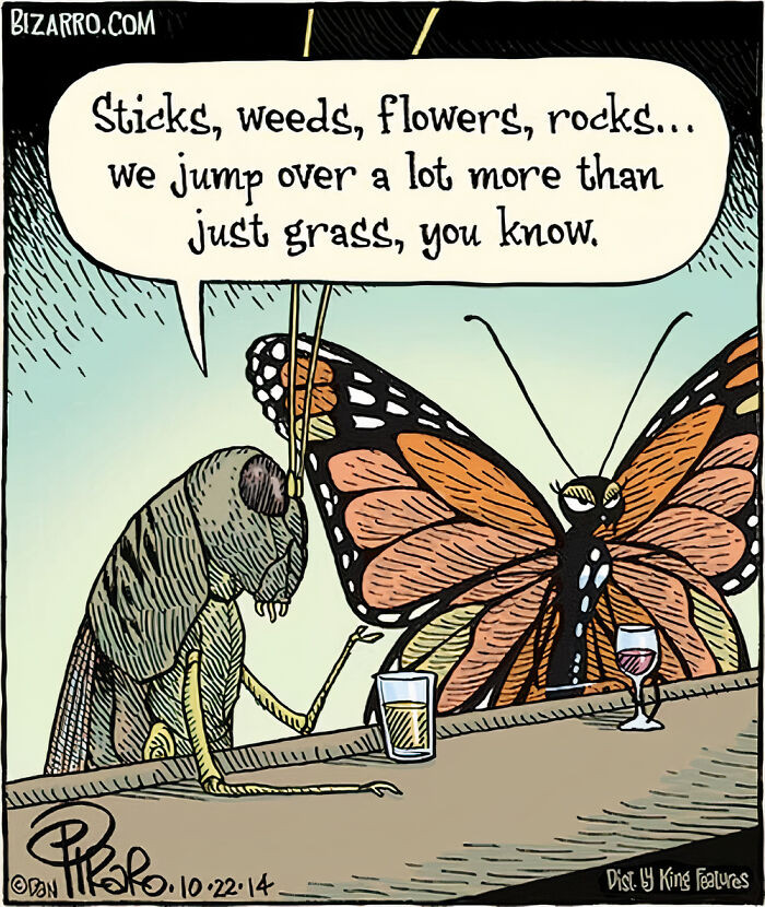 10. She is still unimpressed by his skills.