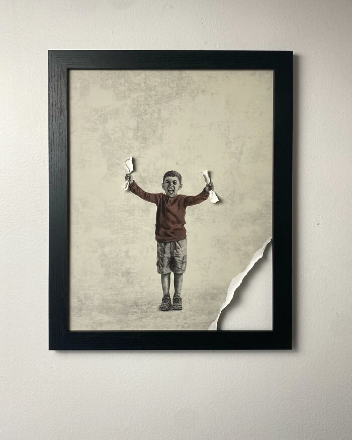 “Stitch” artwork representing repair, part of ongoing dialogue in “Fixer Upper.”