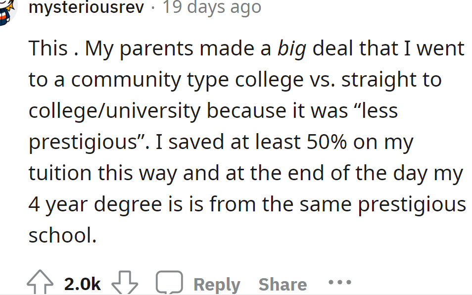 Another Redditor agreed