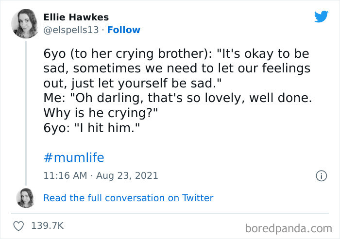 4. Let it out, let it out...