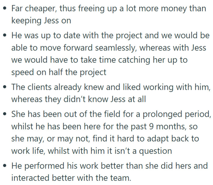 To OP, they make sense: