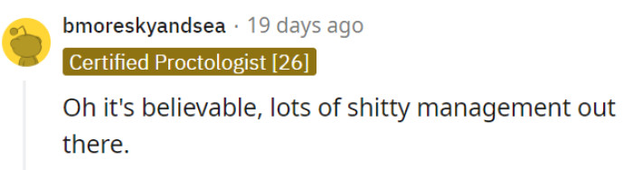 Oh, absolutely believable.