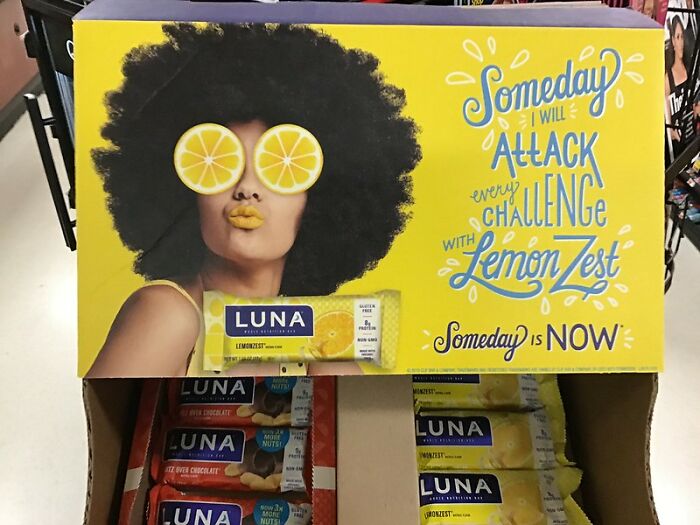 13. So, a man can’t have a Luna Bar?