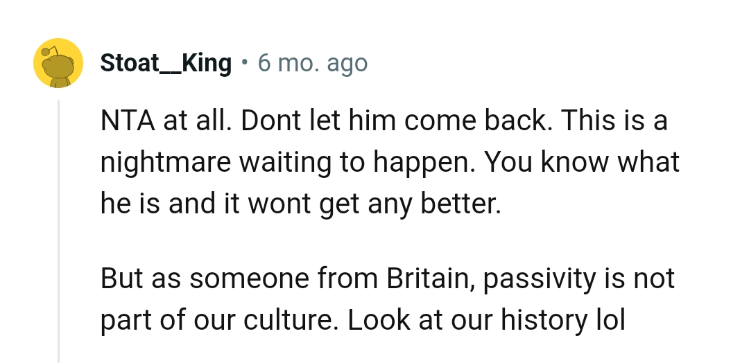 Passivity is not part of our culture