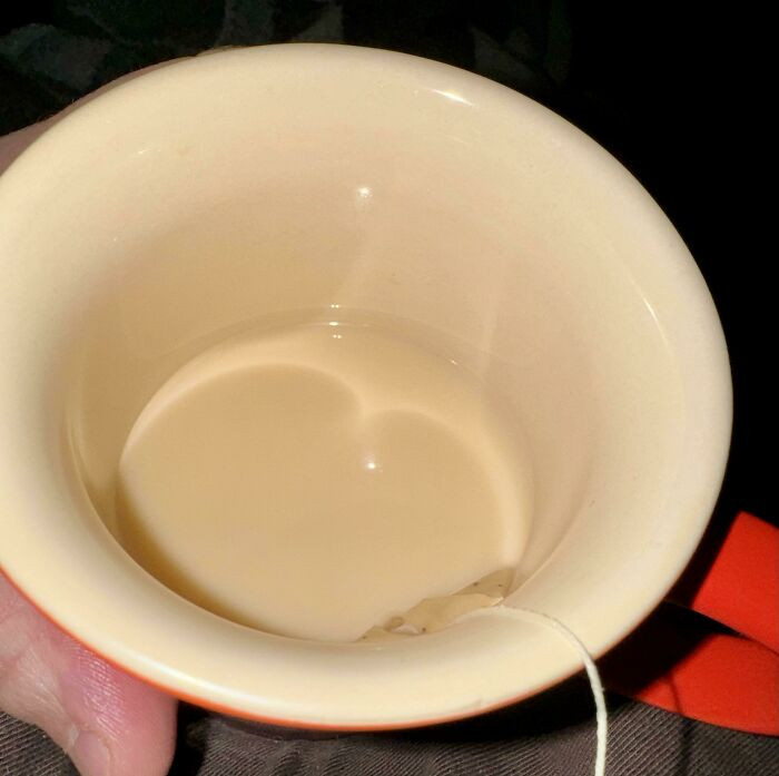 "My Chai Is Almost The Exact Shade Of The Inside Of My Mug"
