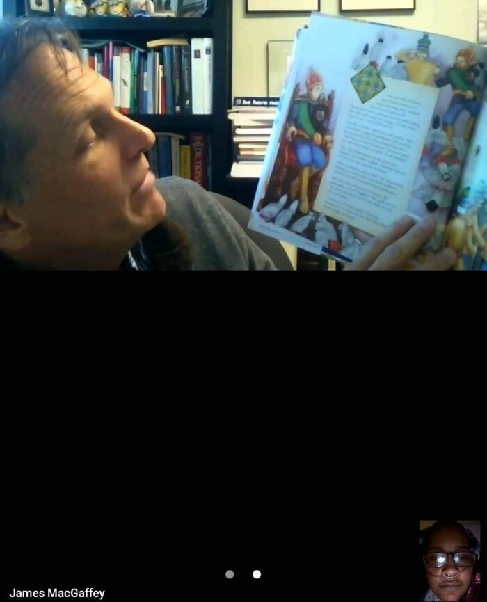 "This Is My Best Friend's Cardiologist Since She Was 14 (Now In Her 30s), Reading Her A Bedtime Story Via Video Chat As She's In The Hospital Waiting For A New Heart"