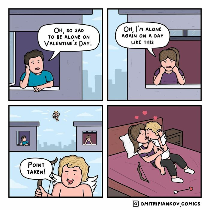 22. Way to go, Cupid