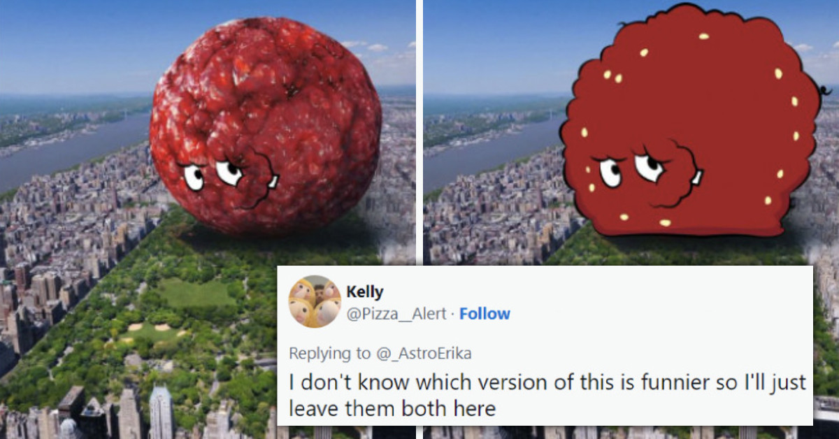 Giant Human Meatball Photo Causes An Avalanche Of Memes On Twitter