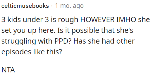 Having three kids under three is tough.
