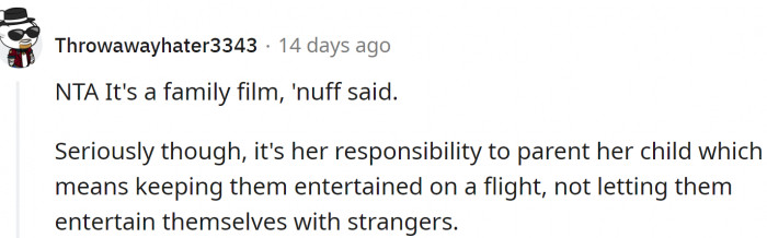 It was her responsibility to watch over her kid